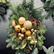 Kerststukje van Janneke Ruis
