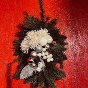 Kerststukje van Janneke Ruis